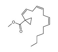 ((1Z,4Z,7Z)-1-Trideca-1,4,7-trienyl)-cyclopropanecarboxylic acid methyl ester结构式