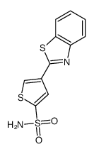 4-(Benzothiazol-2-yl)-thiophene-2-sulfonic acid amide Structure