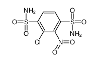 2-chloro-3-nitrobenzene-1,4-disulfonamide结构式