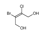 2-bromo-3-chlorobut-2-ene-1,4-diol结构式