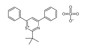 2-tert-butyl-4,6-diphenyl-1,3-thiazin-1-ium,perchlorate结构式