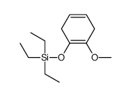 triethyl-(2-methoxycyclohexa-1,4-dien-1-yl)oxysilane Structure