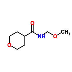 N-(Methoxymethyl)tetrahydro-2H-pyran-4-carboxamide Structure