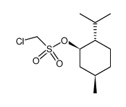 L-menthyl chloromethanesulphonate结构式