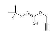 prop-2-ynyl N-(2,2-dimethylpropyl)carbamate结构式