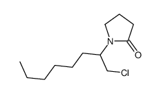 1-(1-chlorooctan-2-yl)pyrrolidin-2-one结构式