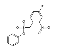 phenyl (4-bromo-2-nitrophenyl)methanesulfonate Structure