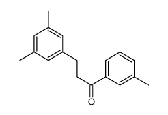 3-(3,5-DIMETHYLPHENYL)-3'-METHYLPROPIOPHENONE structure