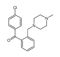 4'-CHLORO-2-(4-METHYLPIPERAZINOMETHYL) BENZOPHENONE structure