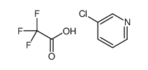 3-chloropyridine,2,2,2-trifluoroacetic acid Structure