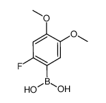 2-fluoro-4,5-dimethoxyphenylboronic acid结构式