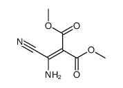 dimethyl 2-[amino(cyano)methylidene]propanedioate Structure