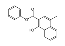 phenyl 1-hydroxy-4-methylnaphthalene-2-carboxylate Structure