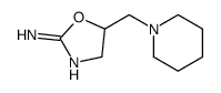 5-(piperidin-1-ylmethyl)-4,5-dihydro-1,3-oxazol-2-amine结构式