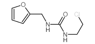 Urea,N-(2-chloroethyl)-N'-(2-furanylmethyl)- Structure