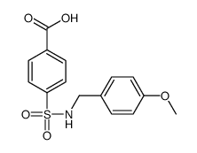 4-[(4-methoxyphenyl)methylsulfamoyl]benzoic acid结构式