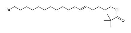 17-bromoheptadec-5-enyl 2,2-dimethylpropanoate结构式