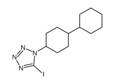 1-(4-cyclohexylcyclohexyl)-5-iodotetrazole Structure