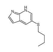 5-butylsulfanyl-1H-pyrrolo[2,3-b]pyridine Structure