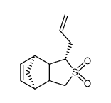 (1S,4R,7S)-1-allyl-1,3,3a,4,7,7a-hexahydro-4,7-methanobenzo[c]thiophene 2,2-dioxide结构式