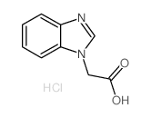 Benzoimidazol-1-yl-acetic acid hydrochloride结构式