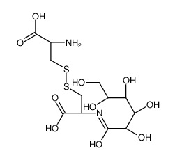 N-D-gluconoyl-L-cystine structure