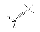 2-trimethylsilylethynylcerium(III)chloride结构式
