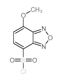 7-Methoxy-2,1,3-benzoxadiazole-4-sulfonyl chloride Structure