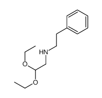N-(2-苯基乙基)氨基乙醛乙酸二乙酯结构式