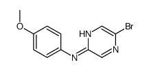 5-bromo-N-(4-methoxyphenyl)pyrazin-2-amine Structure