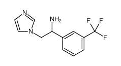 1H-Imidazole-1-ethanamine, α-[3-(trifluoromethyl)phenyl]- Structure