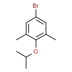 5-Bromo-2-isopropoxy-1,3-dimethyl-benzene结构式