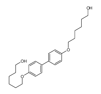 6-[4-[4-(6-hydroxyhexoxy)phenyl]phenoxy]hexan-1-ol Structure