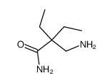 2-ethyl-2-aminomethyl-butyric acid amide Structure
