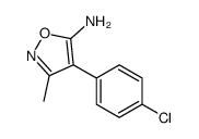 4-(4-Chlorophenyl)-3-methyl-1,2-oxazol-5-amine Structure