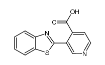 3-benzothiazol-2-yl-isonicotinic acid结构式