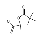 5-(1-Chloro-vinyl)-3,3,5-trimethyl-dihydro-furan-2-one Structure