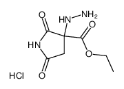 ethyl 3-hydrazino-2,5-dioxopyrrolidine-3-carboxylate monohydrochloride结构式