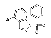 4-溴-1-(苯基磺酰基)-1H-吲唑结构式