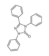 2,4,5-triphenyl-2,5-dihydro-[1,2,3,5]thiatriazole 1-oxide Structure