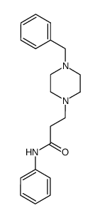 3-(4-Benzyl-piperazin-1-yl)-N-phenyl-propionamide Structure