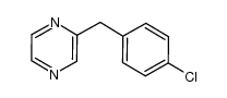 2-(4-chlorobenzyl)pyrazine结构式