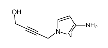 4-(3-amino-pyrazol-1-yl)-but-2-yn-1-ol Structure