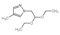 1-(2,2-乙氧基乙基)4-甲基-1-H吡唑结构式