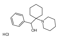 phenyl-(1-piperidin-1-ylcyclohexyl)methanol,hydrochloride Structure