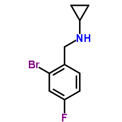 N-(2-Bromo-4-fluorobenzyl)cyclopropanamine picture