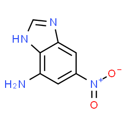 1H-Benzimidazol-4-amine,6-nitro-(9CI) structure