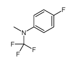 4-fluoro-N-methyl-N-(trifluoromethyl)aniline Structure