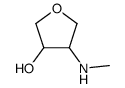 3-Hydroxy-4-methylamino-tetrahydrofuran Structure