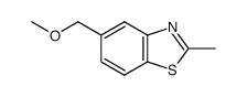 Benzothiazole, 5-(methoxymethyl)-2-methyl- (6CI)结构式
